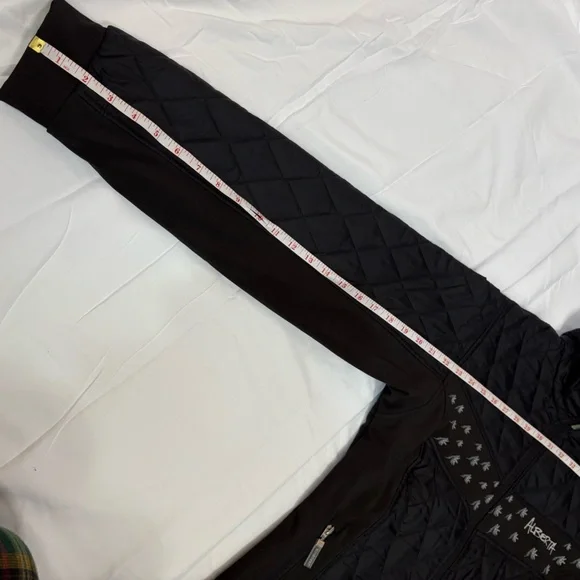 Descente Team Alberta Quilted Jacket Women’s M Black Ski Athletic Insulated - Picture 10 of 11